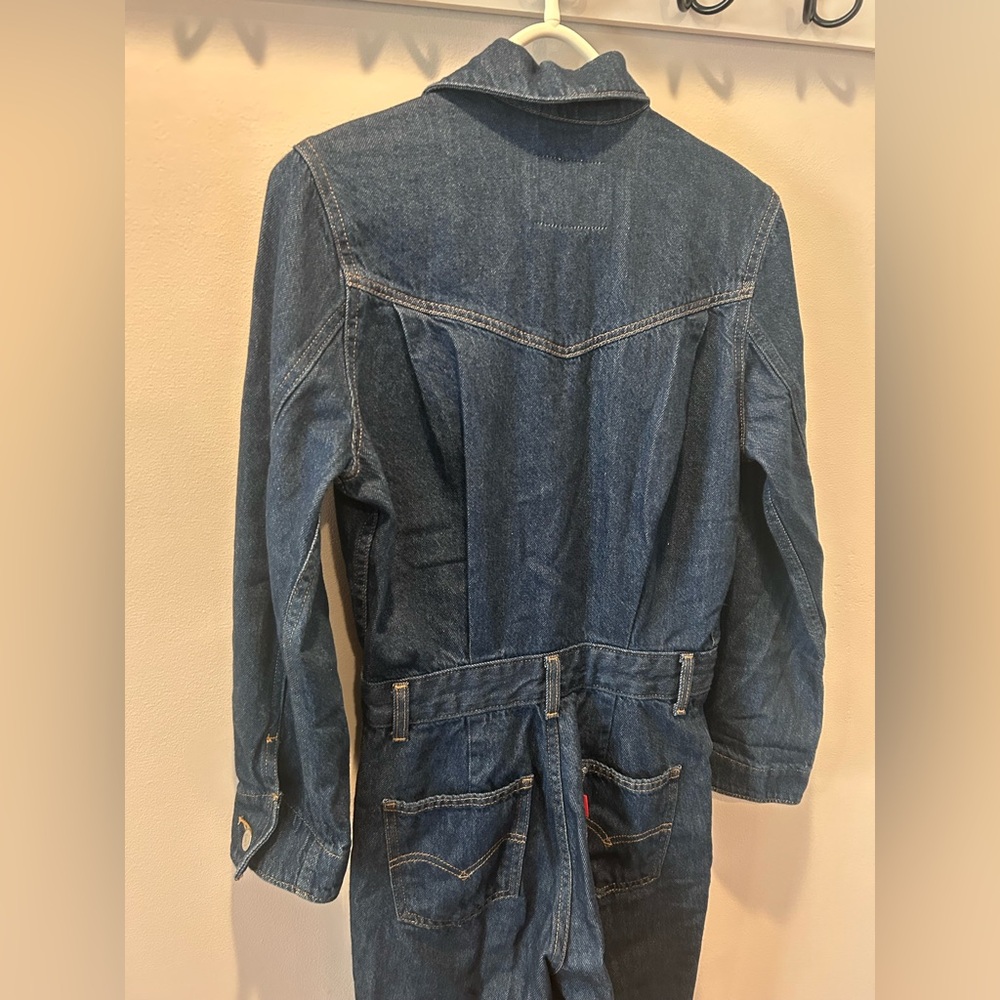Levi's Women's Dark Blue Western Jumpsuit 25 EUC - Picture 12 of 12